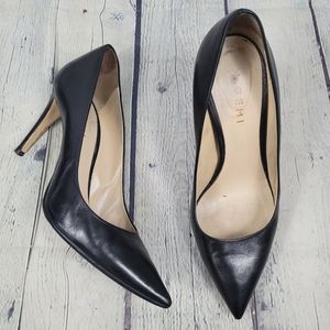 M. GEMI | soft leather pointed toe pumps heels